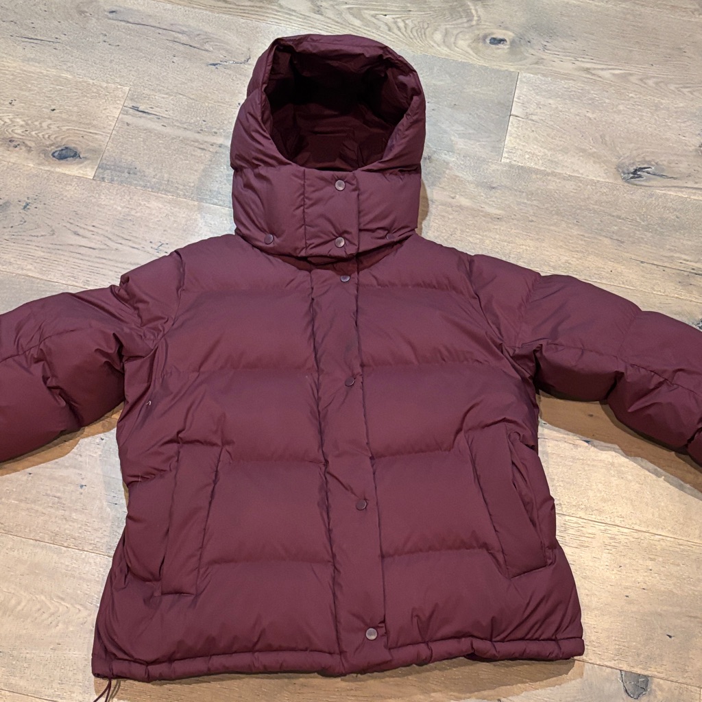Women's Burgundy Wunder Puff Jacket 600 Down Fill